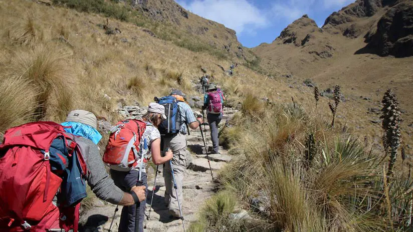 hiking machu picchu honeymoon