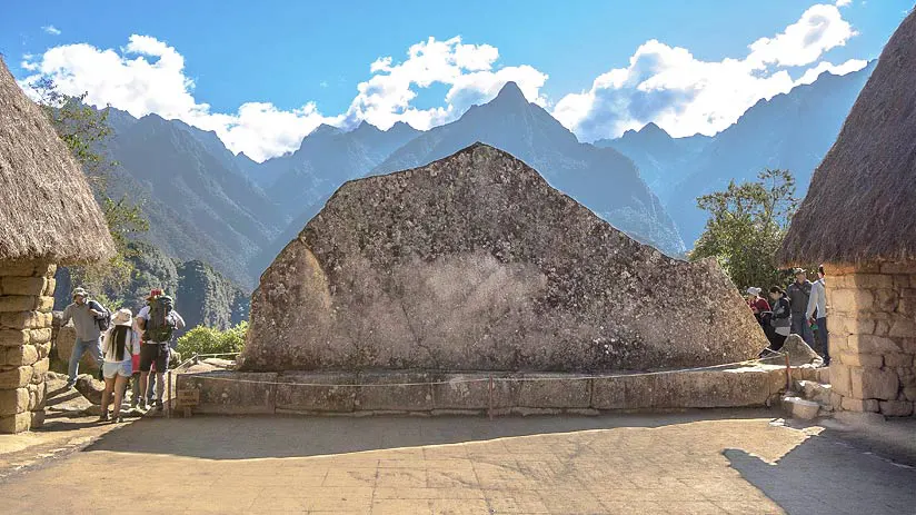 ceremonial rock machu picchu pictures