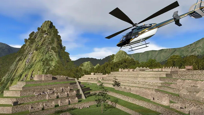 helicopter and machu picchu facts