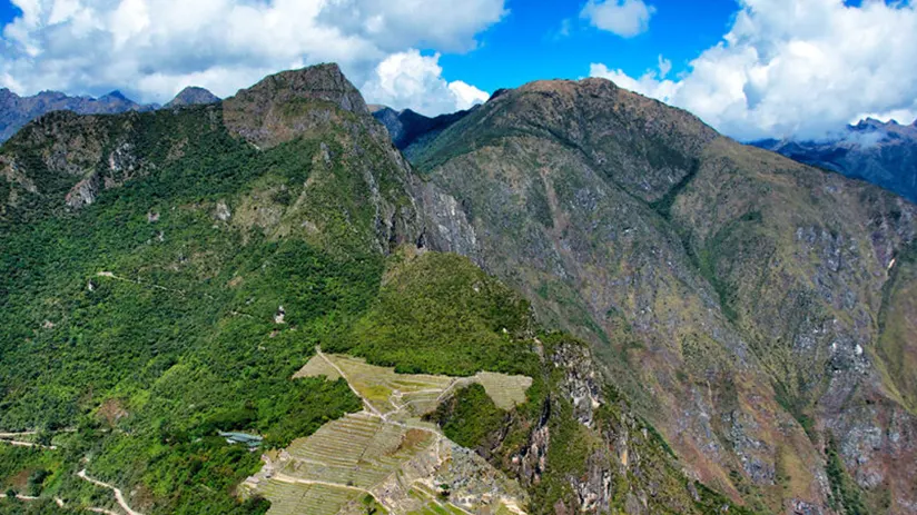 machu picchu mountain portrait