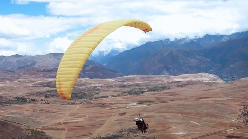 paraglider sacred valley