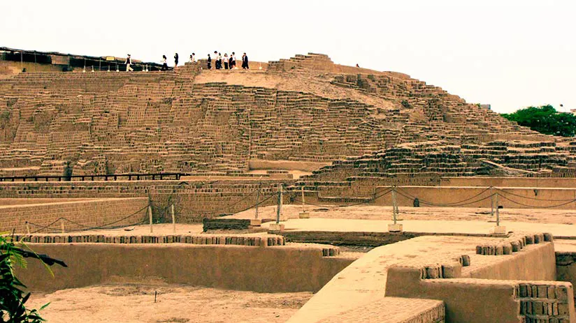 Huaca Pucllana Ancient Pyramid in Lima