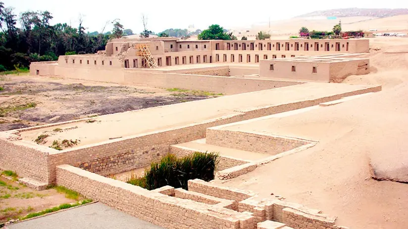 overview of pachacamac