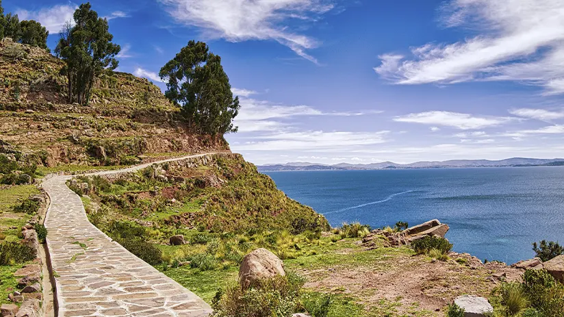 taquile island view