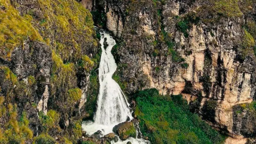 bride veil waterfall