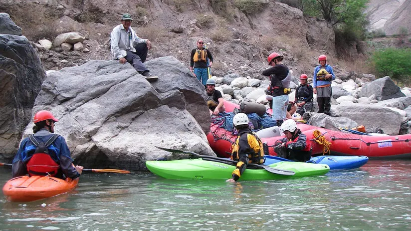 practice rafting