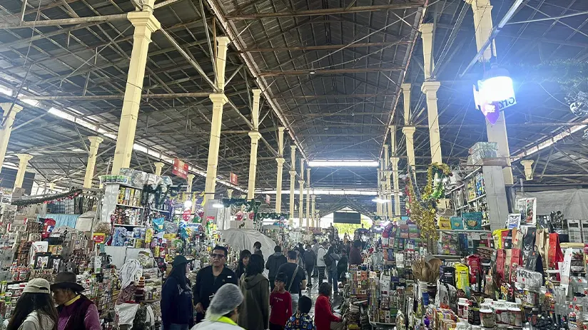 san pedro market inside