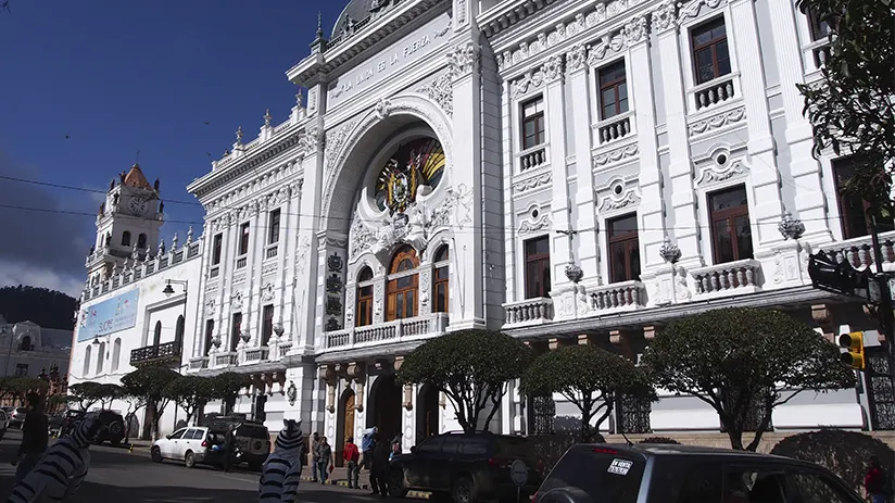 a beautiful building in sucre 